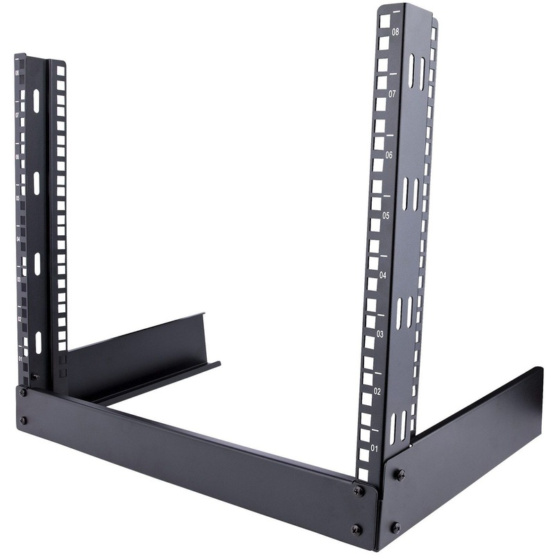 Buy 8U 19" Desktop Open Frame Rack, 2Post FreeStanding