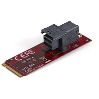 StarTech.com M.2 to U.2 Adapter - TAA Compliant - Add U.2 PCIe NVMe SSD performance to your desktop computer or server by connec