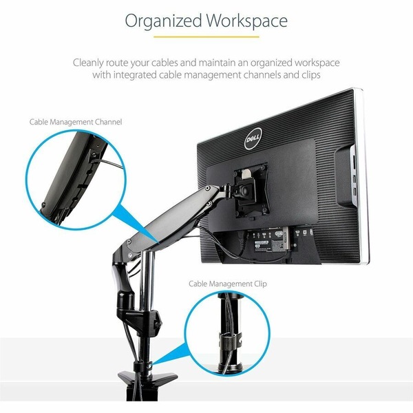 Buy StarTech.com Mounting Arm for Flat Panel Display, Monitor, Curved ...