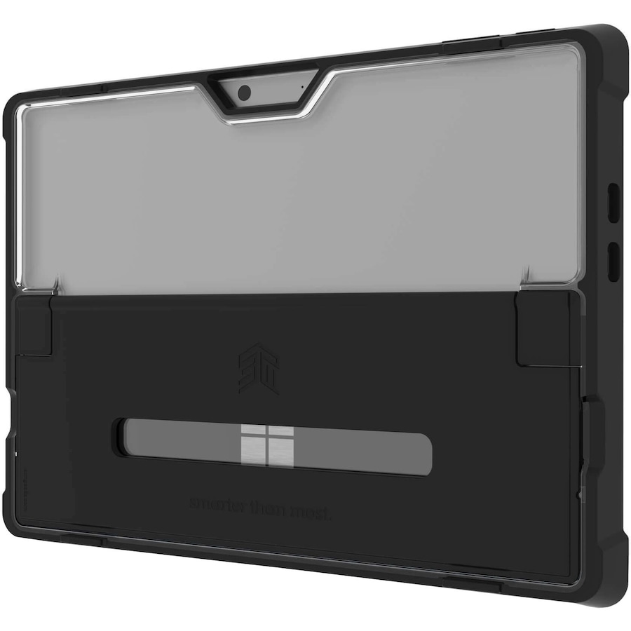 STM Goods Dux Shell Rugged Case for Microsoft Surface Pro 9, Surface Pro 10, Surface Pro 11 Tablet, Stylus - Black - Drop Resistant - Thermoplastic