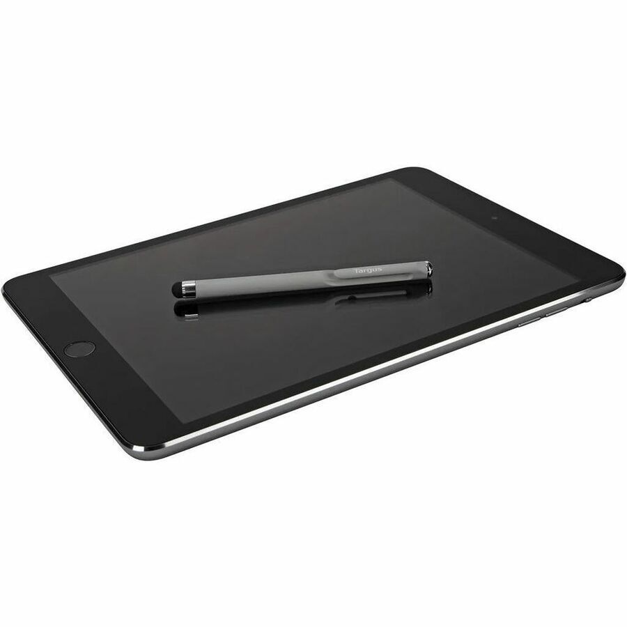 Targus Stylus - Capacitive Touchscreen Type Supported - Grey - Tablet, Smartphone, Notebook Device Supported