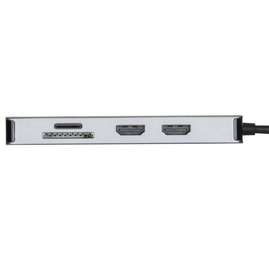 Targus USB-C Dual HDMI 4K Docking Station with 100W Power Delivery Pass-Thru 2xHDMI 2xUSB 3.2 1xSD 1xMicroSD 1xGigabit LAN