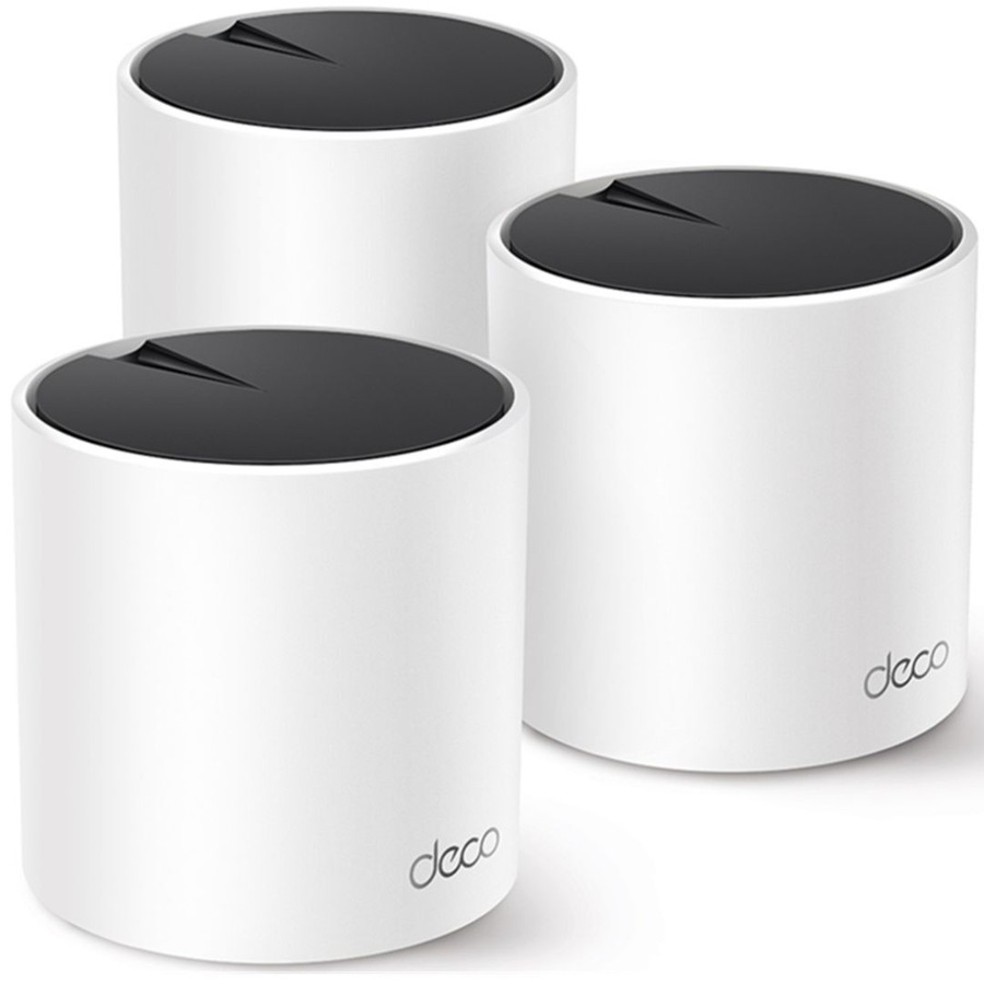 TP-Link Deco X55(3-pack) AX3000 Whole Home Mesh WiFi 6 Router, Dual-Band with Smart Antennas, MU-MIMO, HomeShield Security