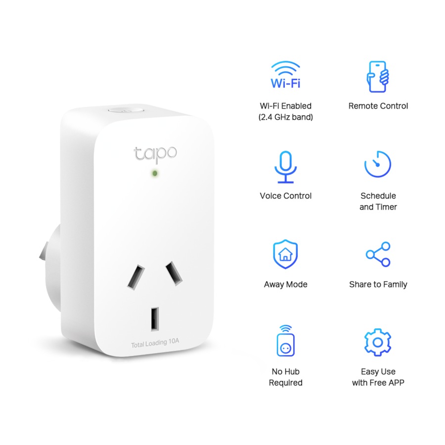 TP-Link Tapo P100(1-pack) Mini Smart Wi-Fi Socket Smart Plug