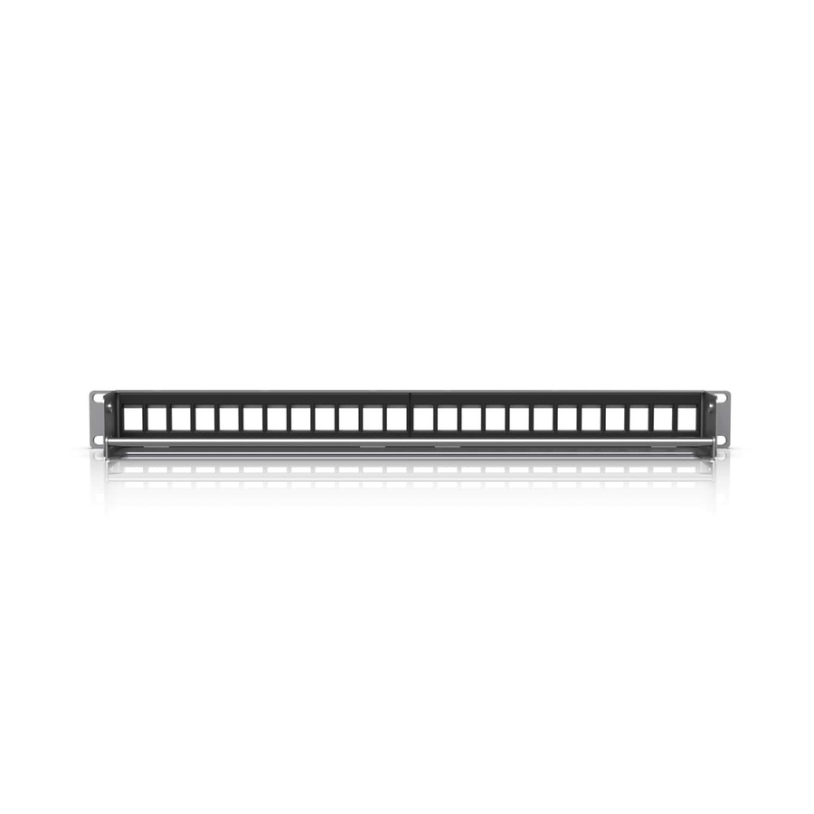 Ubiquiti 24-Port Blank Keystone Patch Panel,UACC-Rack-Panel-Patch-Blank-24 , 1U 24-port, Ideal for keystone module installation
