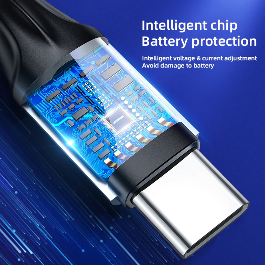 USB-C Type C Charger Cable Joyroom Samsung Huawei Google Fast Charging Anti-break Red