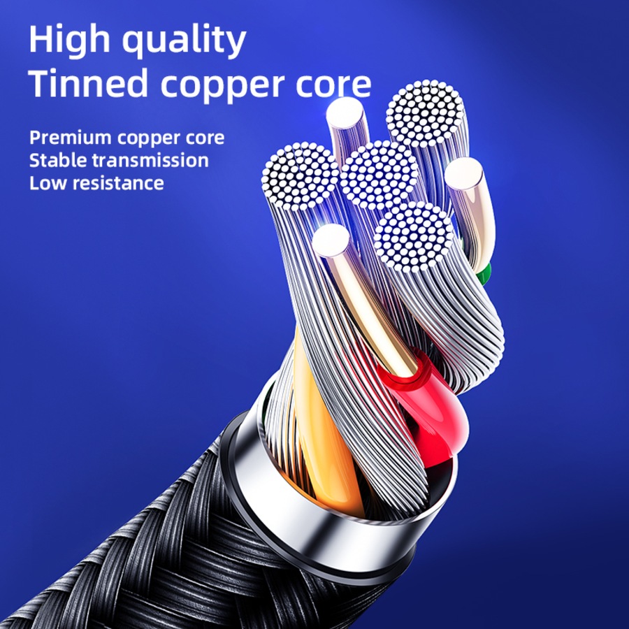 USB-C Type C Charger Cable Joyroom Samsung Huawei Google Fast Charging Anti-break Red