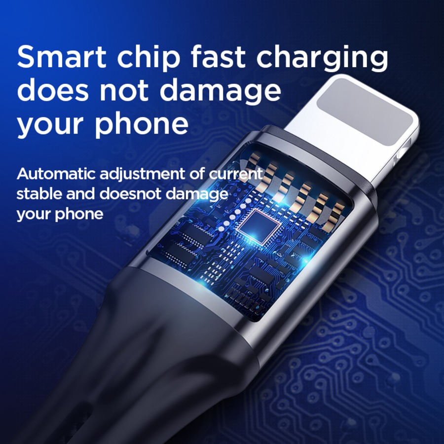 USB Charger Cable Joyroom For Apple iPhone 5 SE 6 7 8 XS 11 12 Pro Max iPad 0.2M Red