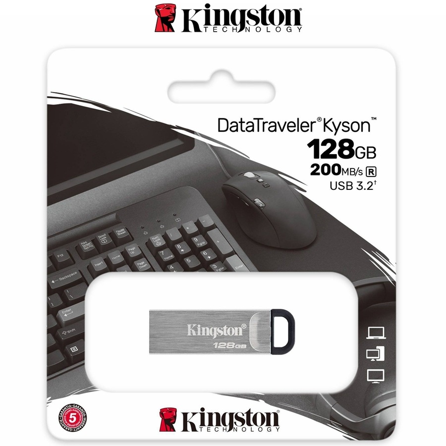 USB Drive 128GB Kingston Data Traveler USB 3.2 Kyson Flash Drive Memory Stick PC