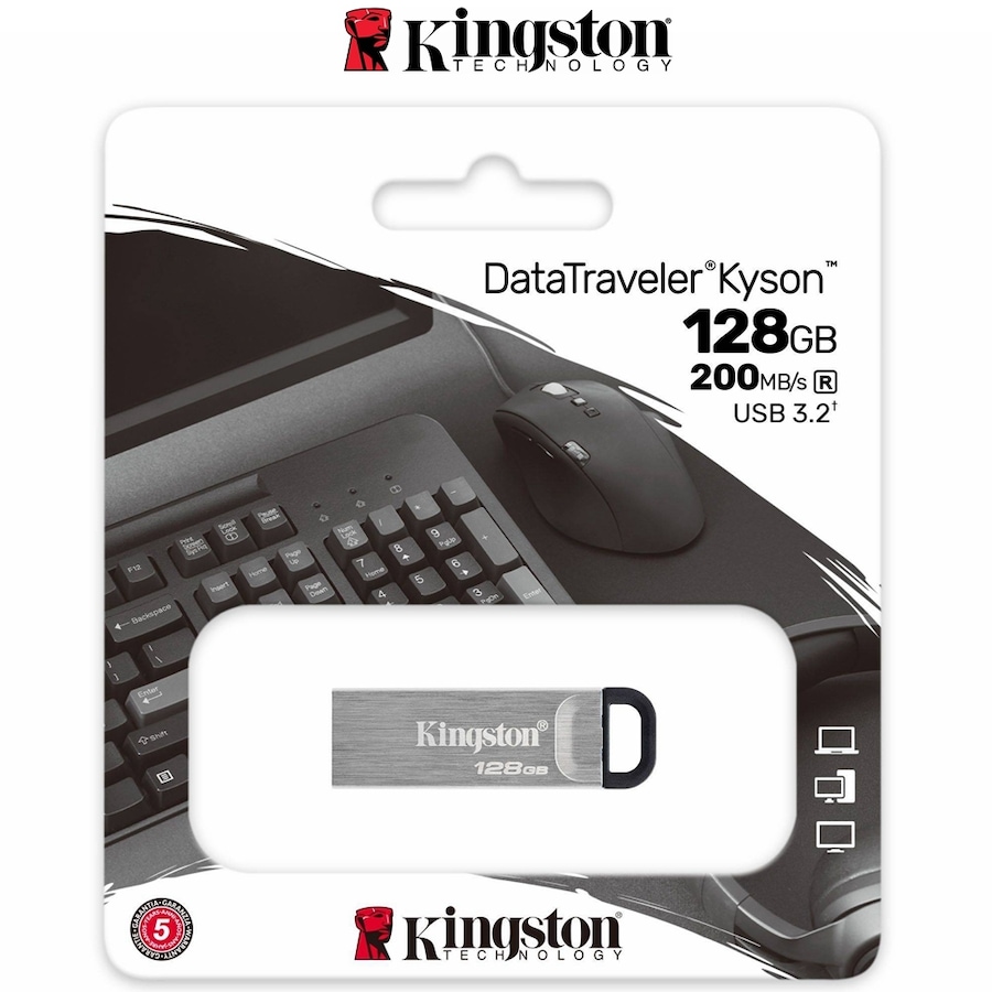 USB Drive 128GB Kingston Data Traveler USB 3.2 Kyson Flash Drive Memory Stick PC