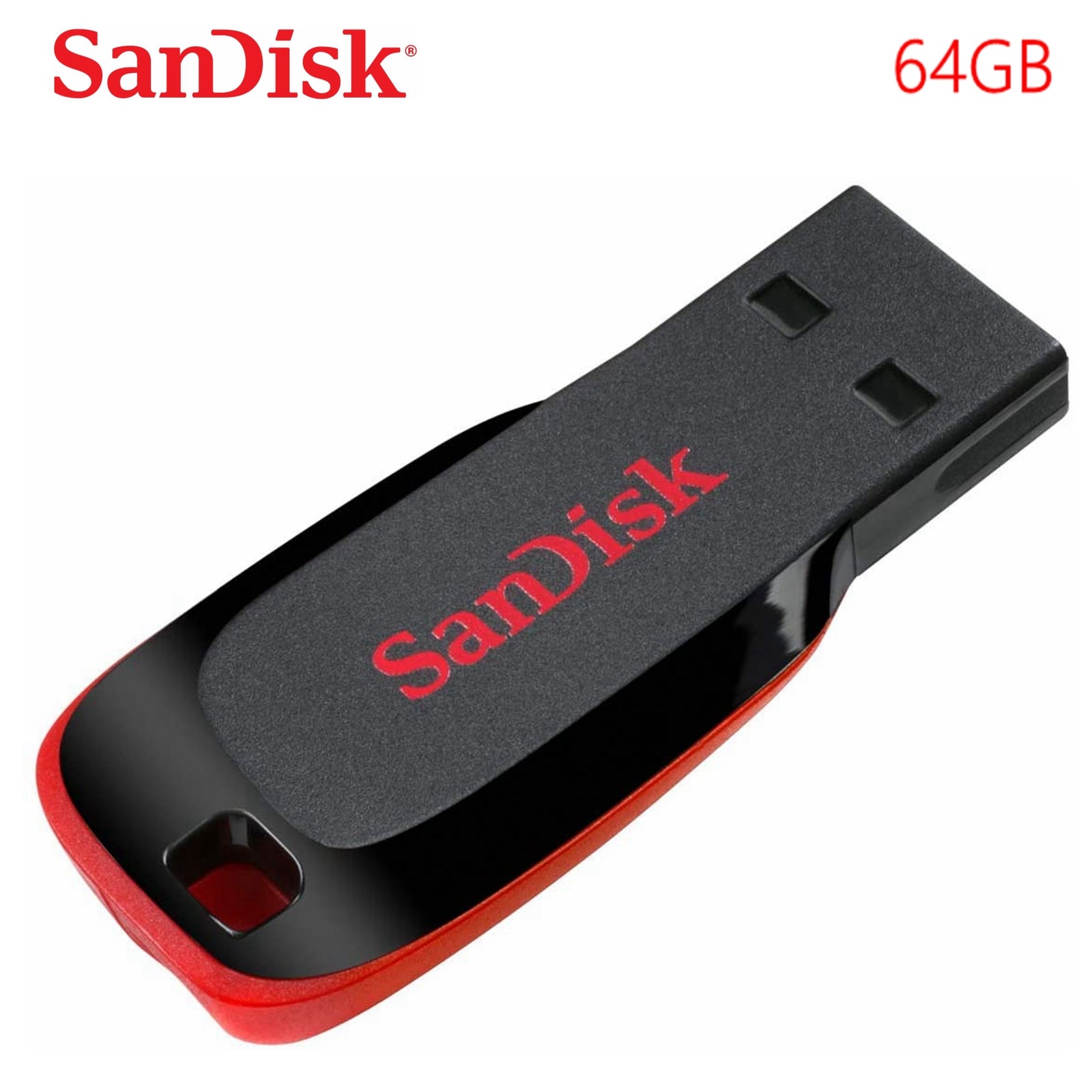 SanDisk USB 64GB SDCZ50 Cruzer Blade Flash Drive