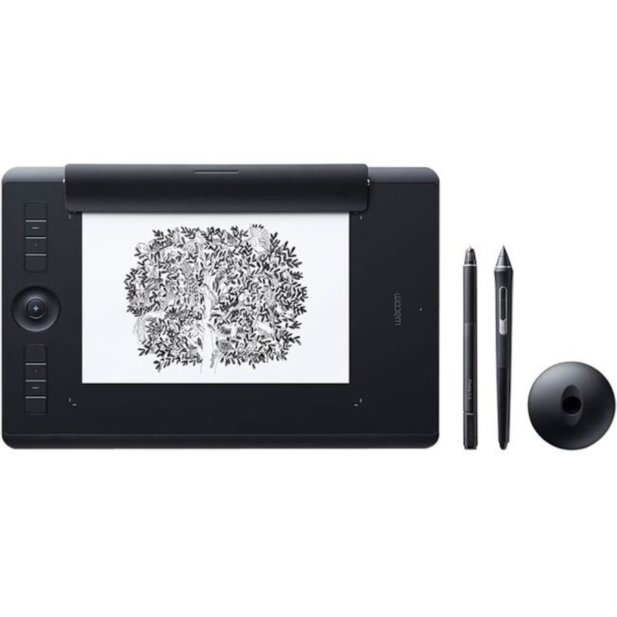 Wacom Intuos Pro PTH-860 Graphics Tablet - 5080 lpi - Touchscreen - Multi-touch Screen - Wired/Wireless - Black - Bluetooth/Wi-Fi - 311 mm x 216 mm -