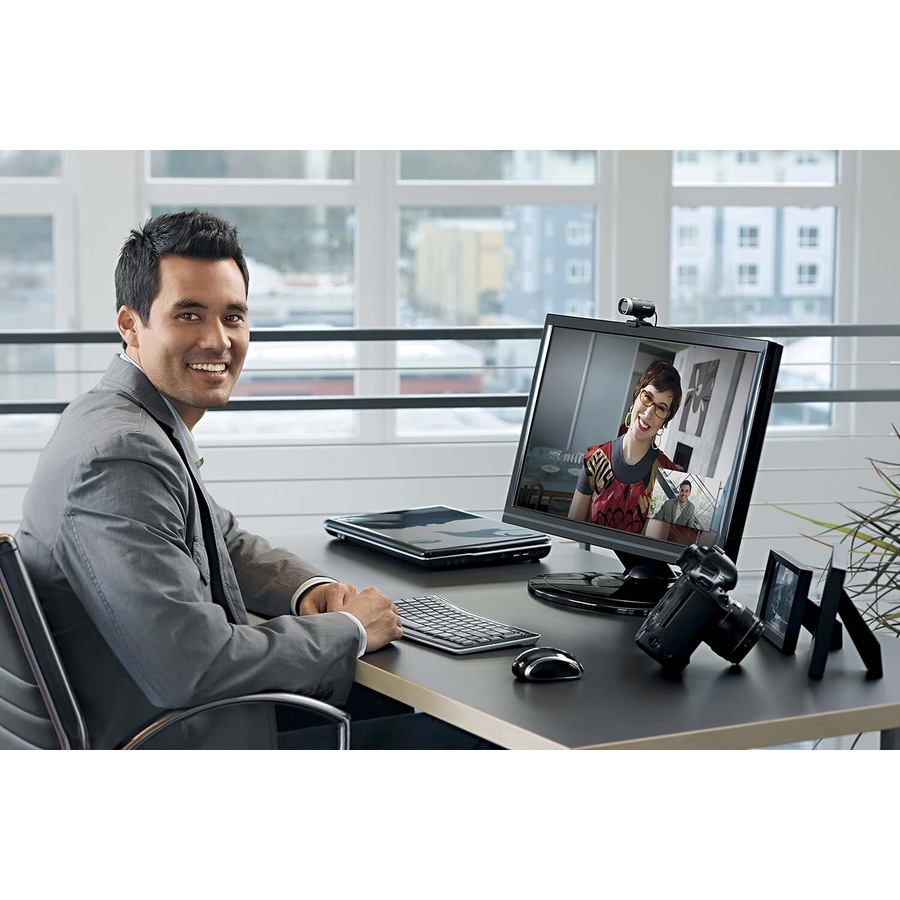 Webcam Microsoft Lifecam Cinema HD Mic USB 720p Camera 360 Rotation Video Record H5D-00016