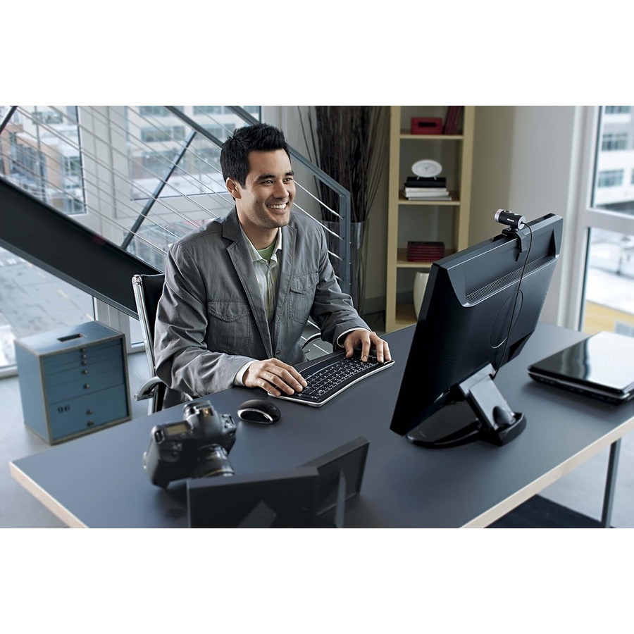 Webcam Microsoft Lifecam Cinema HD Mic USB 720p Camera 360 Rotation Video Record H5D-00016