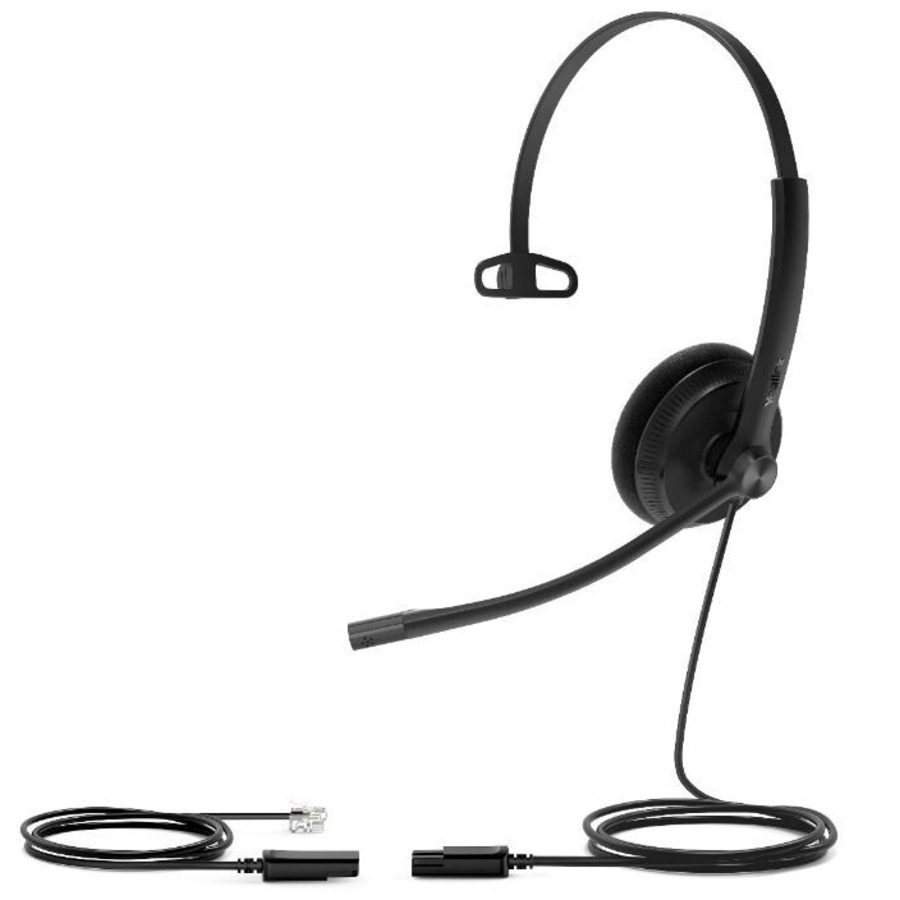Buy Yealink YHS34 Mono Wired Headset with QD to RJ Port, Wideband Noise ...
