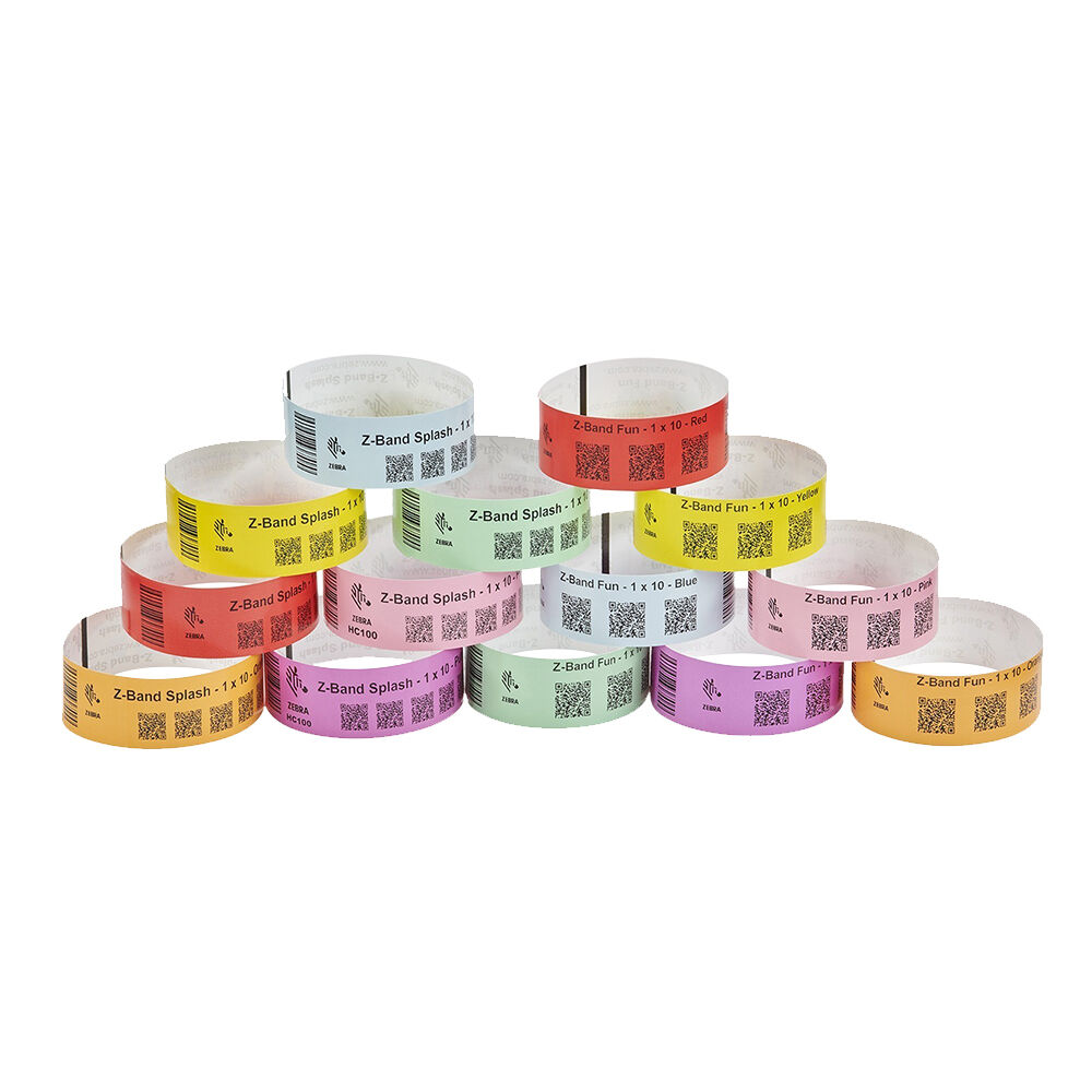 Zebra Z Band Fun 10012712 4 Multipurpose Label  25.40 mm Width