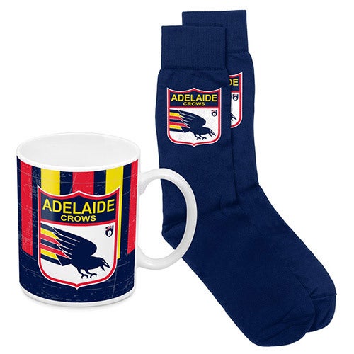 Adelaide Crows Heritage Mug and Sock Gift Pack