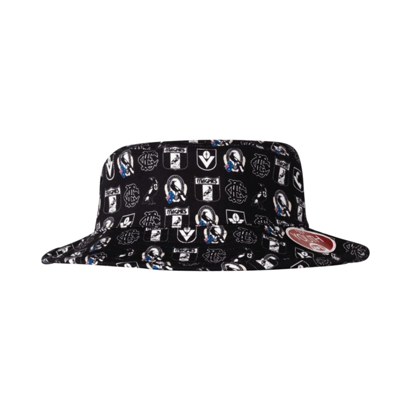 Buy Collingwood Magpies Youths Reversible Bucket Hat MyDeal