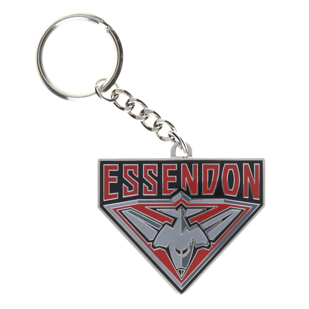 Essendon Bombers Logo Metal Keyring