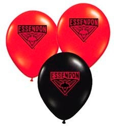 Essendon Bombers Printed Balloons