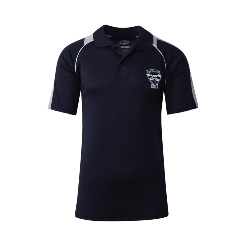 Buy Geelong Cats Mens Essentials Polo Shirt MyDeal