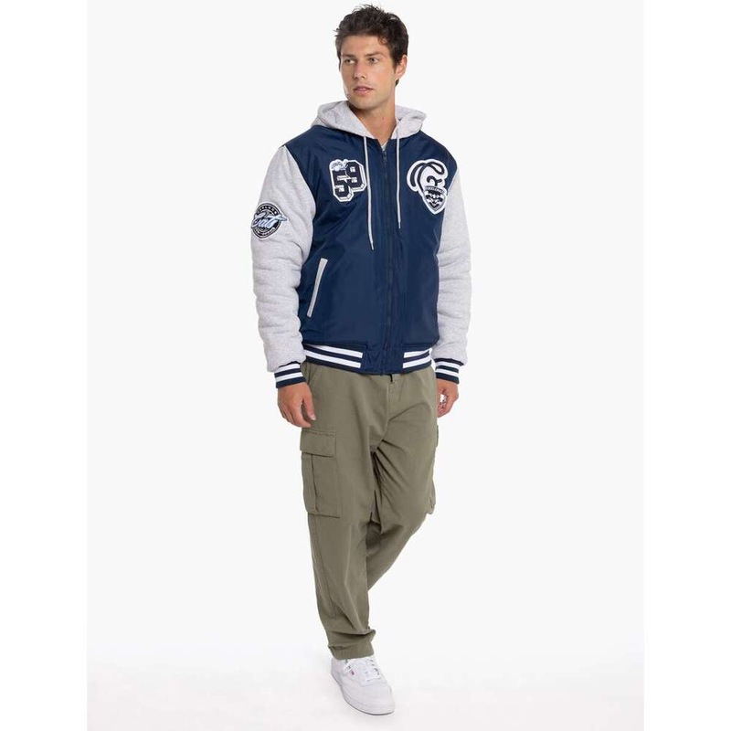 Buy Geelong Cats Mens Patchwork Bomber Jacket MyDeal