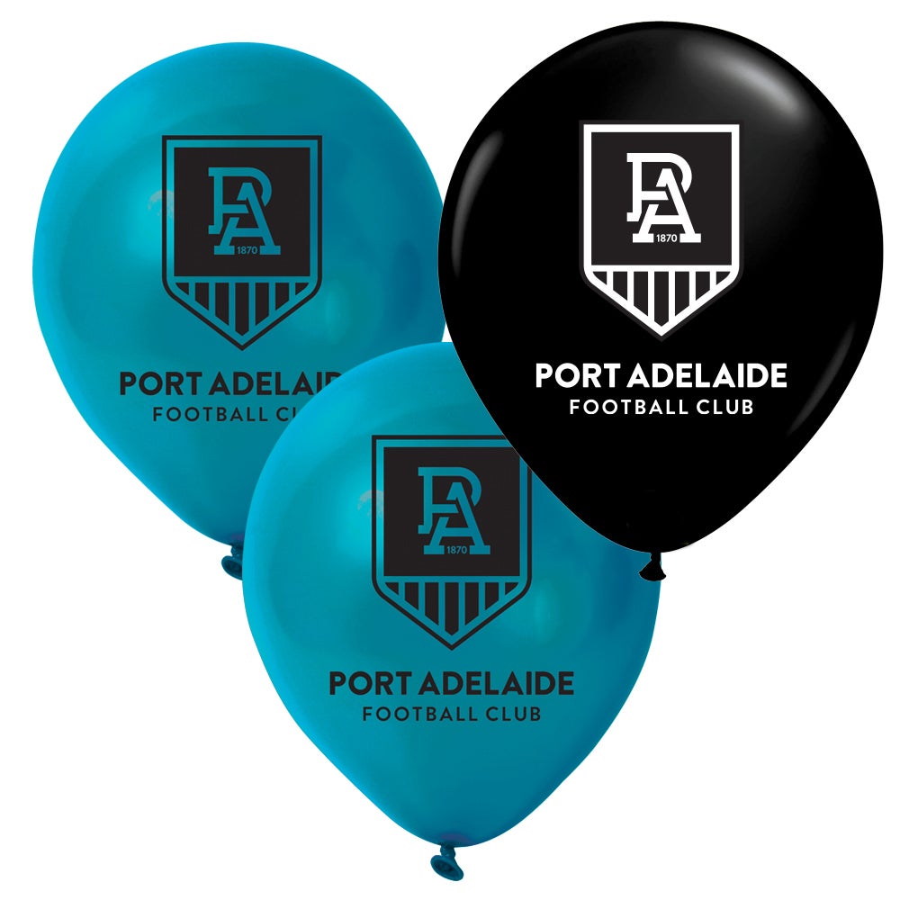 Port Adelaide Power Printed Balloons