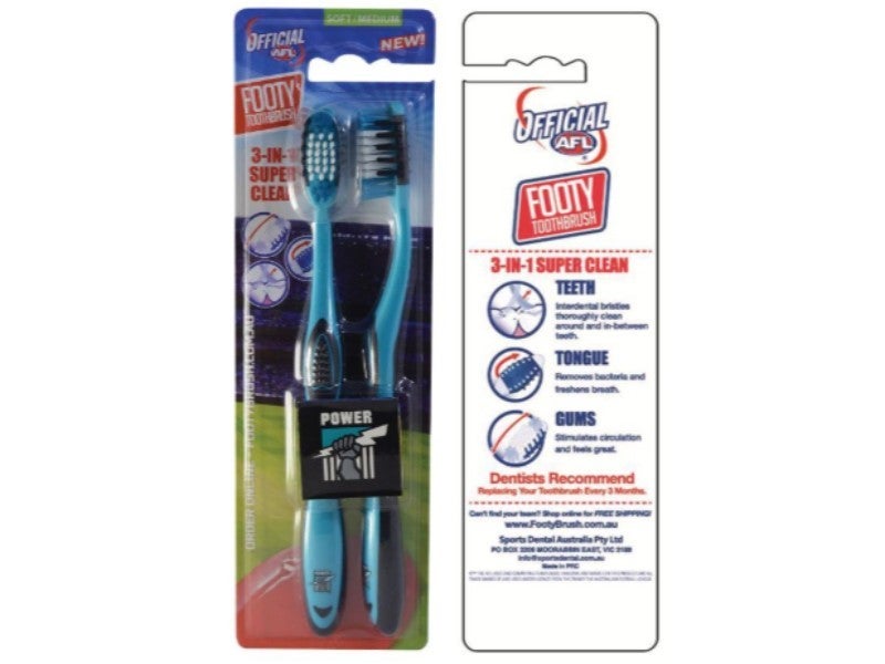 Port Adelaide Power Toothbrush Twin Pack