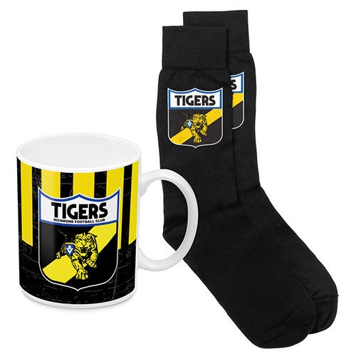 Richmond Tigers Heritage Mug and Sock Gift Pack
