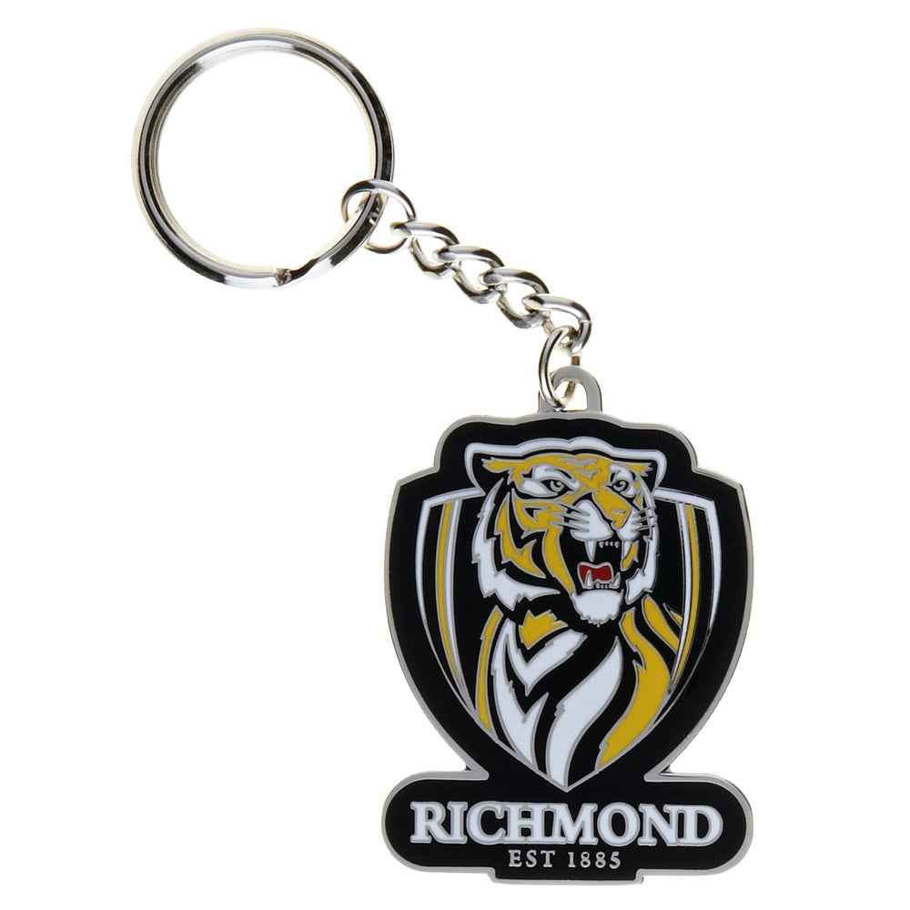 Richmond Tigers Logo Metal Keyring