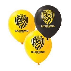 Richmond Tigers Printed Balloons