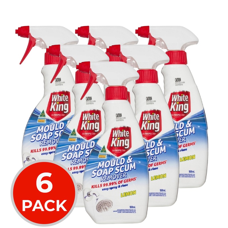 Buy 6 x White King 500mL Mould & Scum Remover Lemon MyDeal