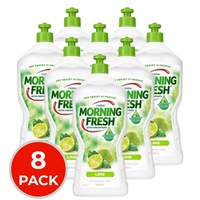 8 x Morning Fresh 900mL Dishwashing Liquid Lime Fresh