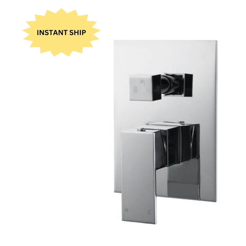 Buy Concealed Shower Mixer with Diverter Chrome MyDeal