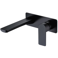 Glamour Bath Combination Mixer Matte Black