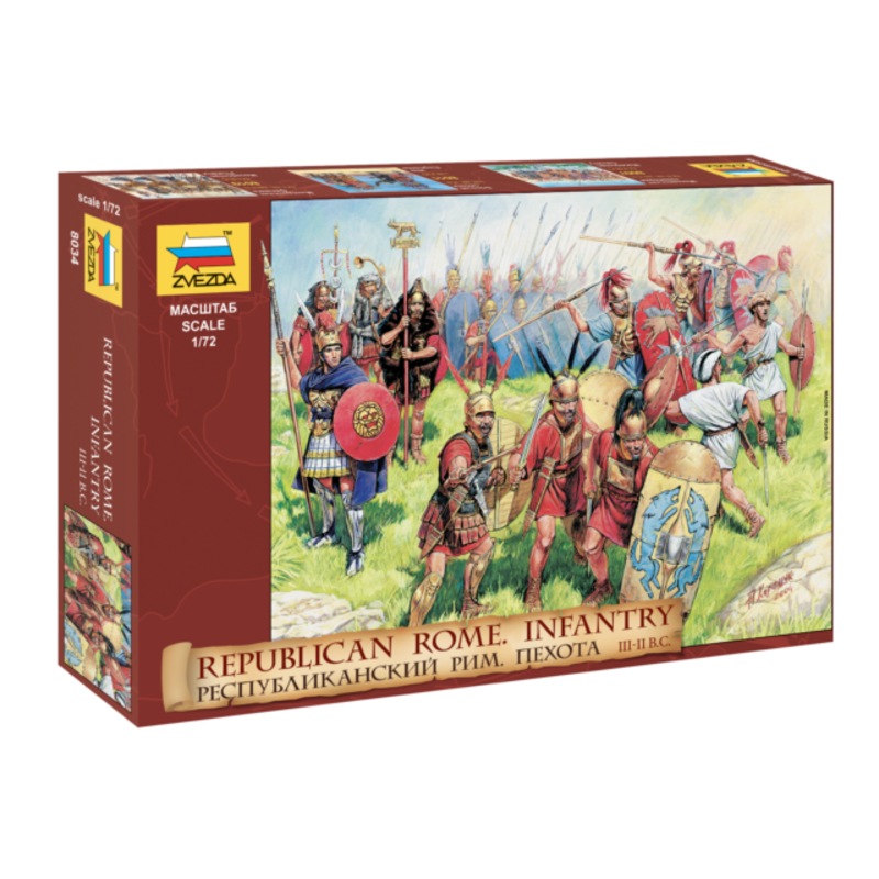 Buy Zvezda 8034 1/72 Republican Rome Infantry RR Plastic Model Kit - MyDeal