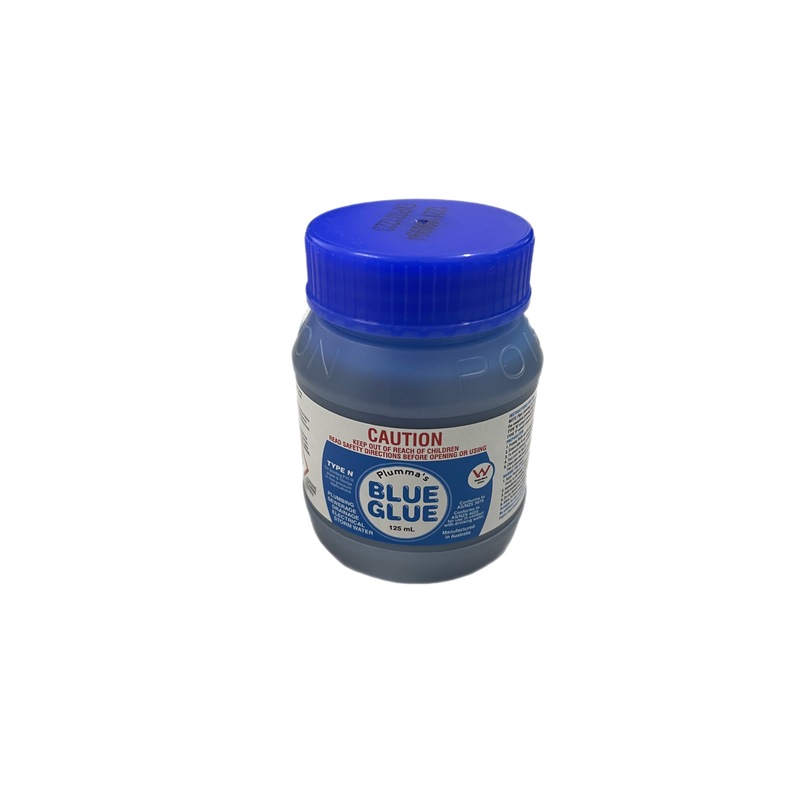 Buy Blue Glue 125ml Cement for PVC Pipe Ducted Vacuums Plumbing
