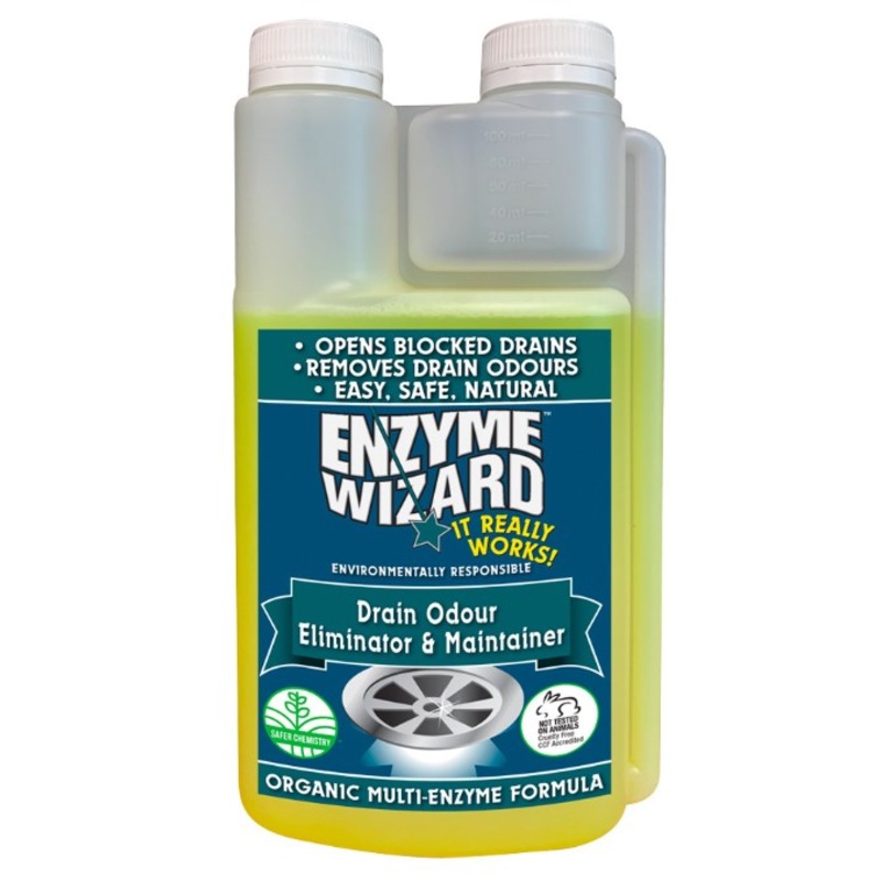 Buy Enzyme Wizard Drain Odour Eliminator & Maintainer 1L MyDeal