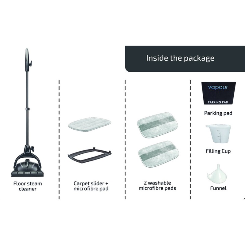 Buy Euroflex VapourM2R Floor Steam Cleaner With Ultra Dry Steam 3.5bar