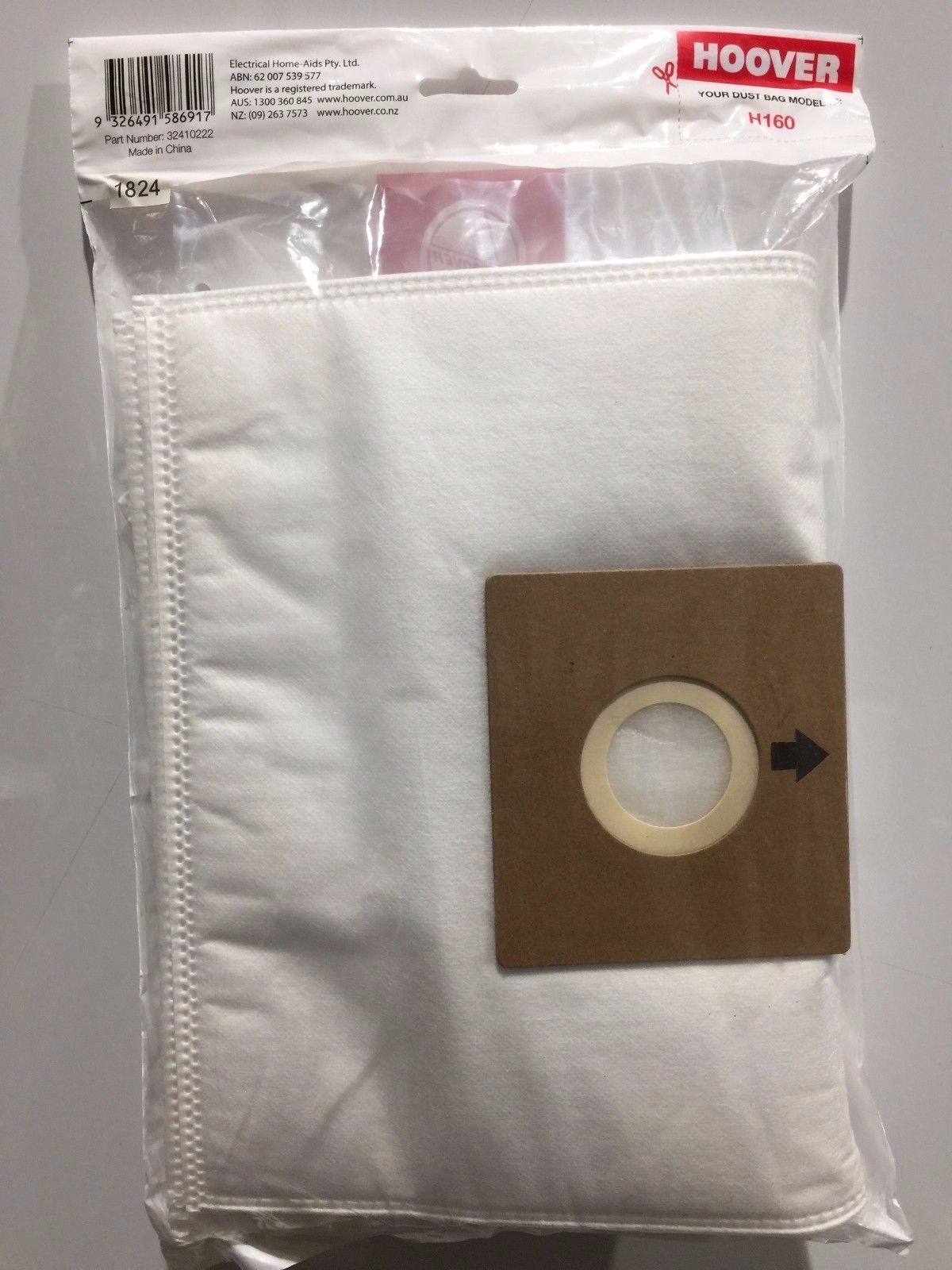 GENUINE HOOVER VACUUM BAGS PKT OF 10 TO 