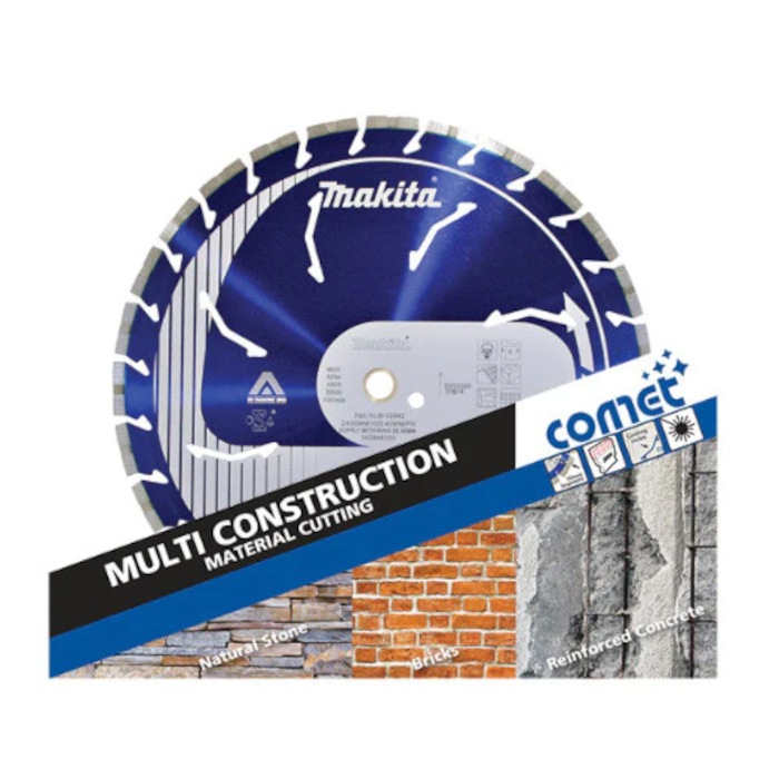Makita 400mm X 25.4/20mm Saw Blade Diamond Segmented Comet B 16003  Australia