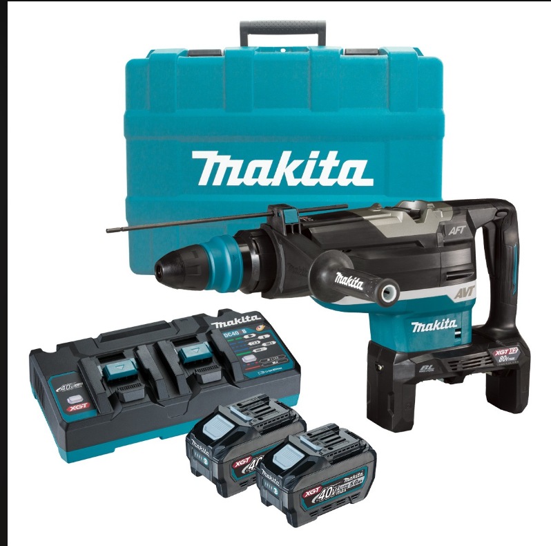 Makita 80V Max 40Vx2 Brushless SDS Rotary Hammer Kit 52mm HR006GT201 Unbranded