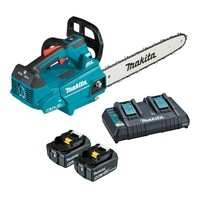 MAKITA TOP HANDLE CHAINSAW 300MM SKIN 36V (18VX2) BRUSHLESS Plus 2 X 5.0AH DUC306PT2