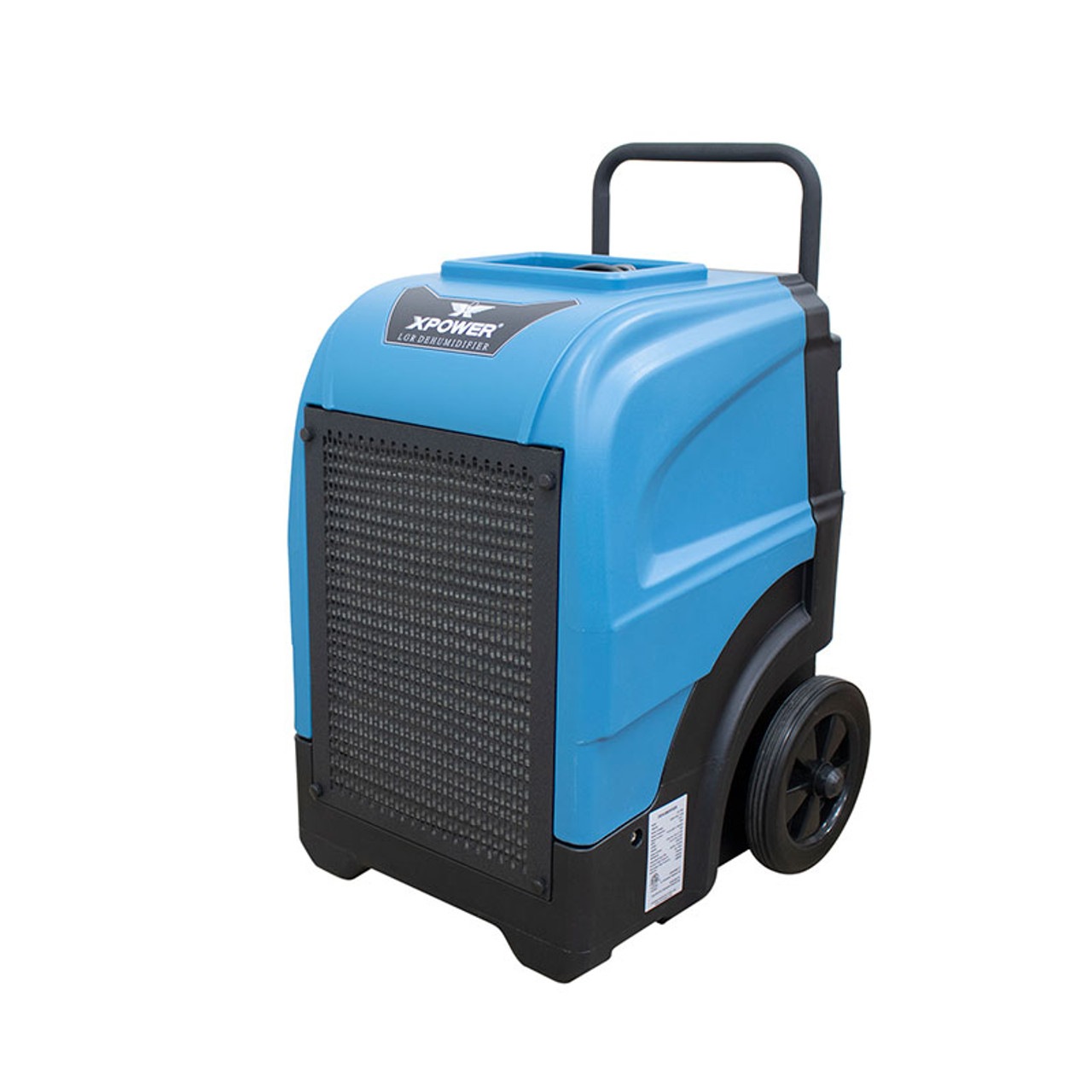XPOWER XD 165L LGR DEHUMIDIFIER WITH WHEELS AND TELESCOPING HANDLE Unbranded