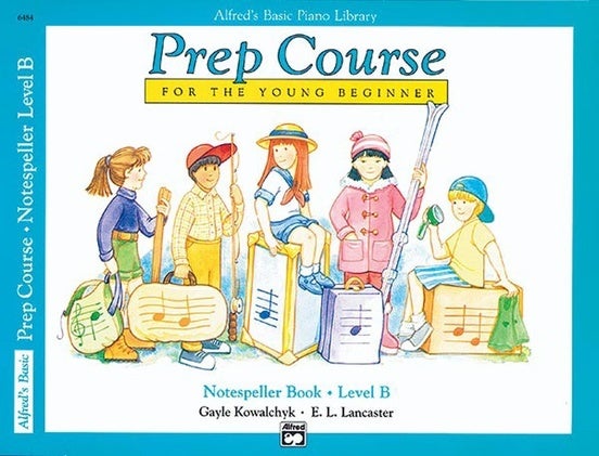 Alfred's Basic Piano Library (ABPL) Prep Course Notespeller Level B