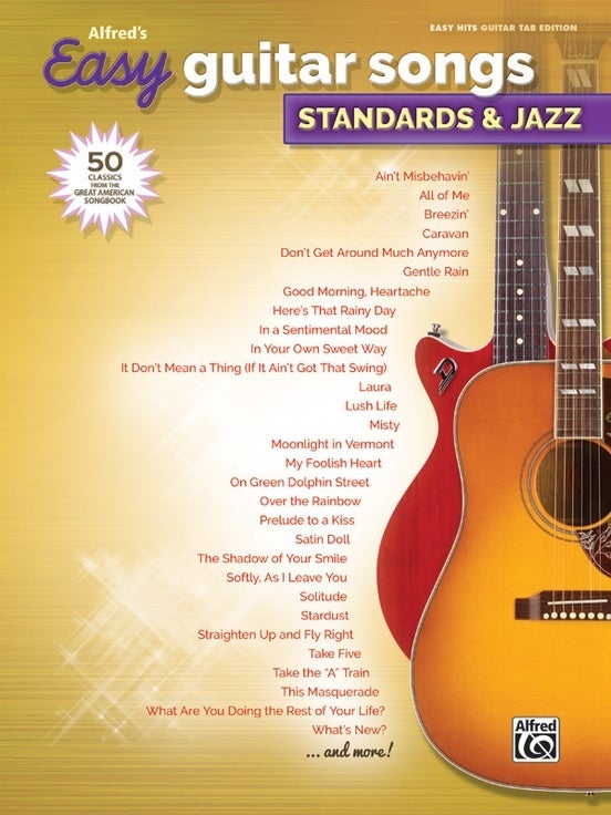Alfreds Easy Guitar Songs Standards & Jazz