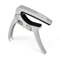 Aroma AC30 Silver Acoustic/Electric Guitar Capo