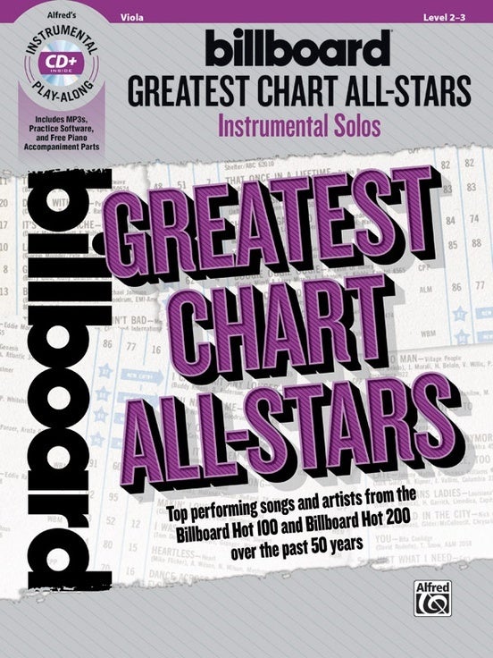 Billboard Greatest Chart All Stars Viola Book/CD