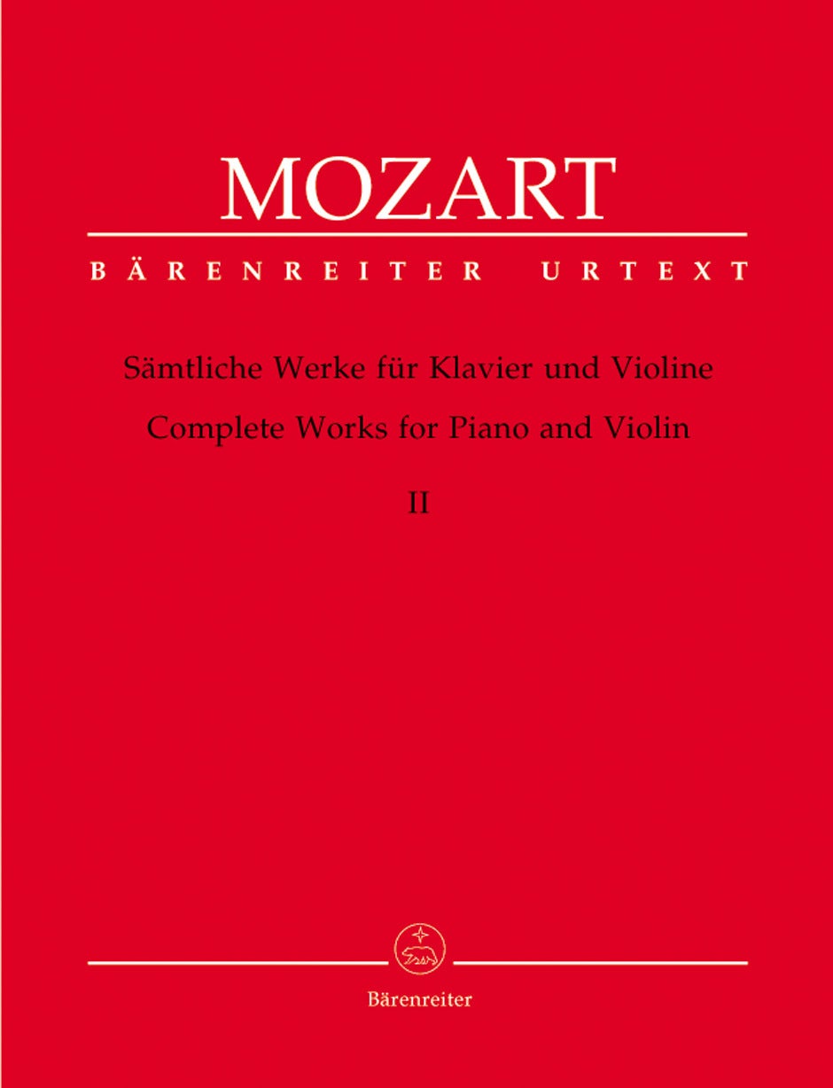 Complete Works For Violin And Piano, Volume Ii