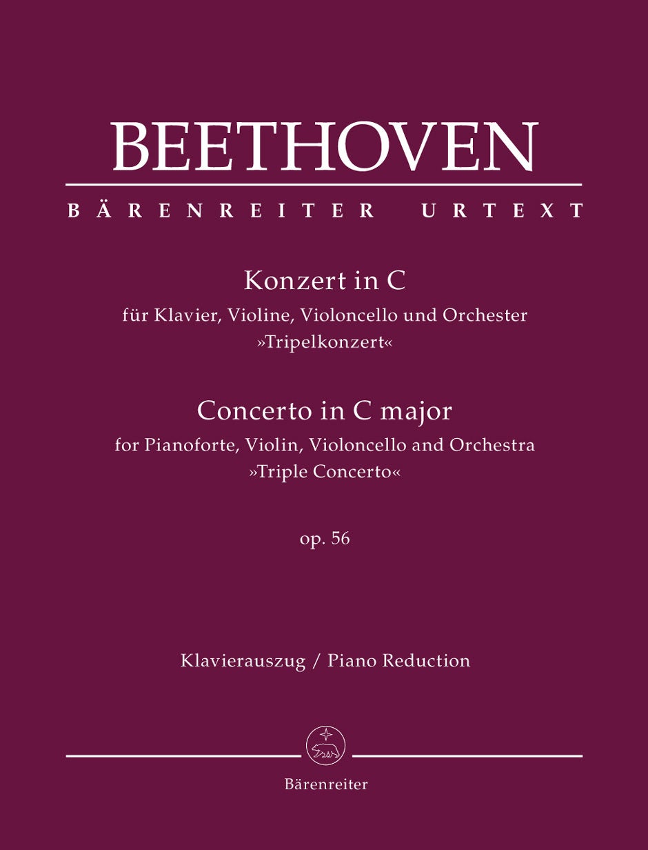 Concerto For Pianoforte, Violin, Violoncello And Orchestra In C Major Op. 56 "Triple Concerto"